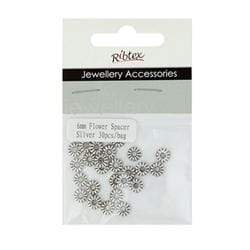 AussieSuperStore Jewellery Making Supplies JF Spacer Flower 6mm JF Spacer Flower 6mm | Jewellery Making Accessories 9323823088101 JF384